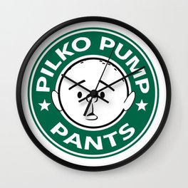 Pilko Pump Pants - Karl Pilkington Starbucks Wall Clock