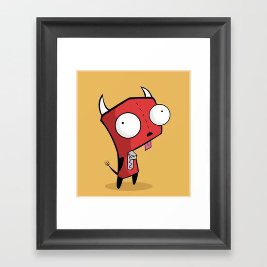 Devil Gir Framed Art Print