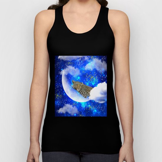 Relax in The moon Unisex Tank Top