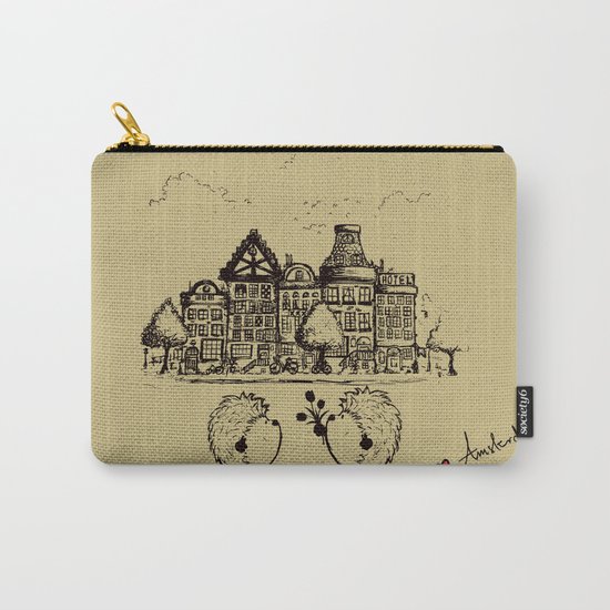 Hedgehogs in Amsterdam Carry-All Pouch