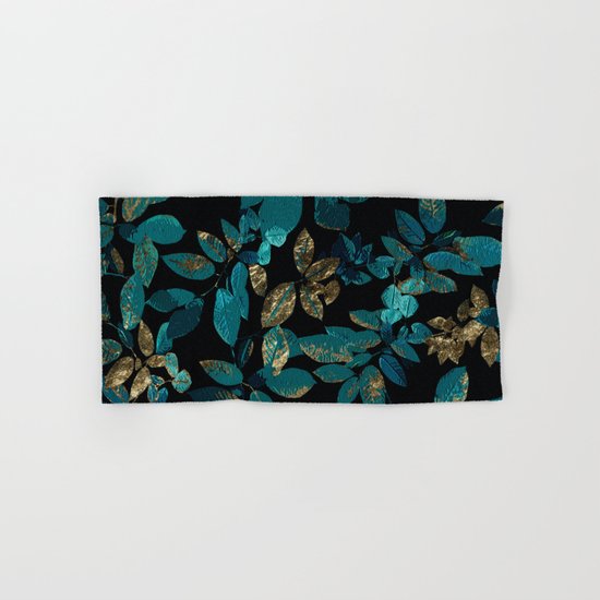 Seamless Blossom Pattern Hand & Bath Towel