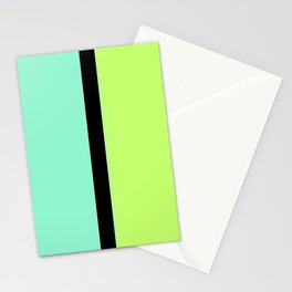 Blue and Green Stationery Cards