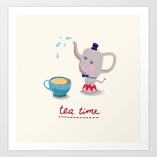 Teatime Art Print