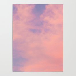Cotton Candy Clouds  Poster