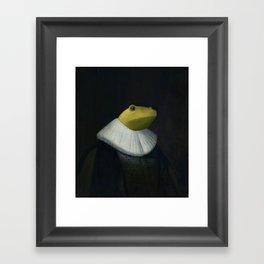 Lord Froguaad Royal Frog Print Framed Art Print