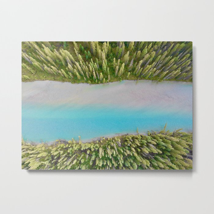 Glacial stream gradient Metal Print