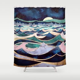 Moonlit Ocean Shower Curtain