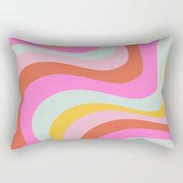 70s Abstract Candy Rectangular Pillow