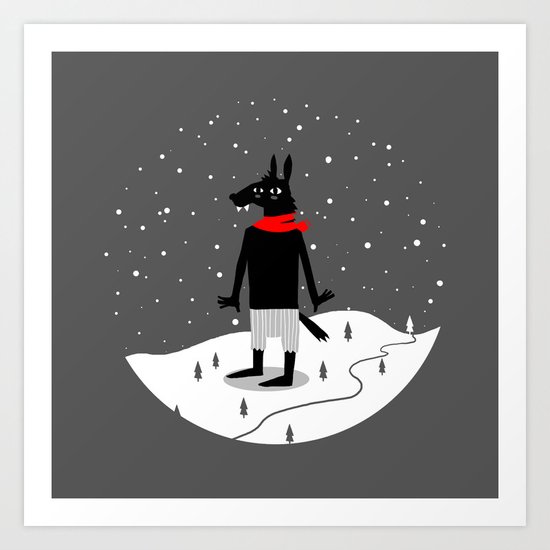 Winter Art Print