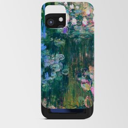 water lilies : Monet iPhone Card Case