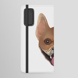 Smiling Bulldog Android Wallet Case