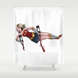 WineGirl Shower Curtain
