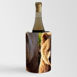 Grizzly Brown Bear  Wine Chiller