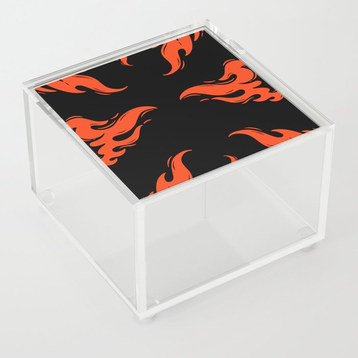 Flames Acrylic Box