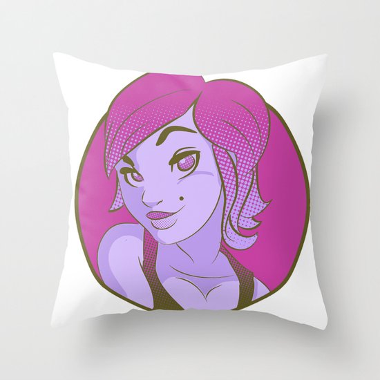 THAT DARN GIRL Throw Pillow