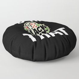 Blackjack Player Casino Basic Strategy Game Cards Floor Pillow