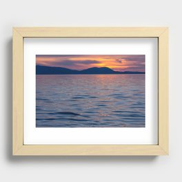 Pacific North Best Sunset Recessed Framed Print