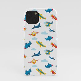 Cute plane pattern iPhone Case