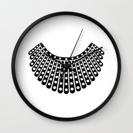 Ruth Bader Ginsburg Dissent Collar Wall Clock