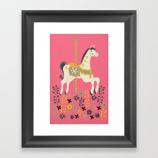 Carousel Framed Art Print