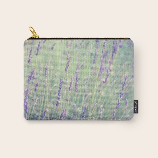 Lavender Fields Carry-All Pouch