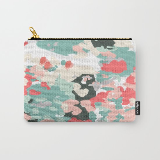 Nashe - abstract painting trendy color bright modern painting for dorm urban beach decor southern Carry-All Pouch