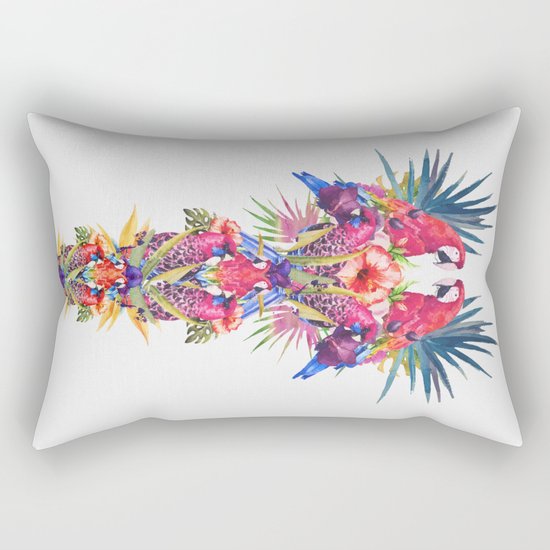 Parrot Kingdom Rectangular Pillow