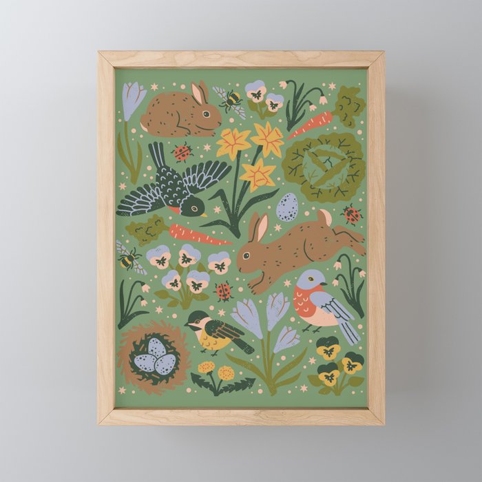 Springtime Framed Mini Art Print