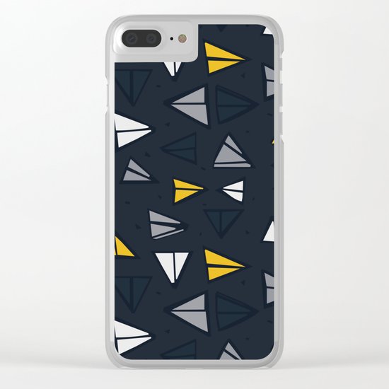 Triangle Trail Clear iPhone Case