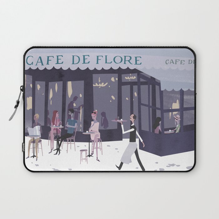 Cafe de flore Laptop Sleeve
