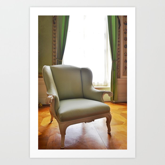 Pale green cheap armchair
