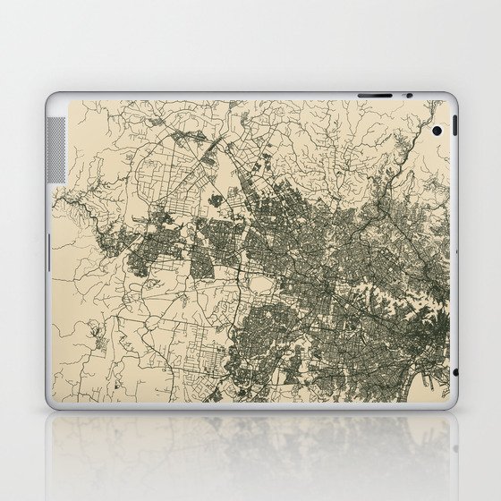 Australia, Sydney - Vintage City Map Laptop & iPad Skin