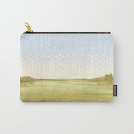 Minimalist landscape, oil and pixel-art Carry-All Pouch