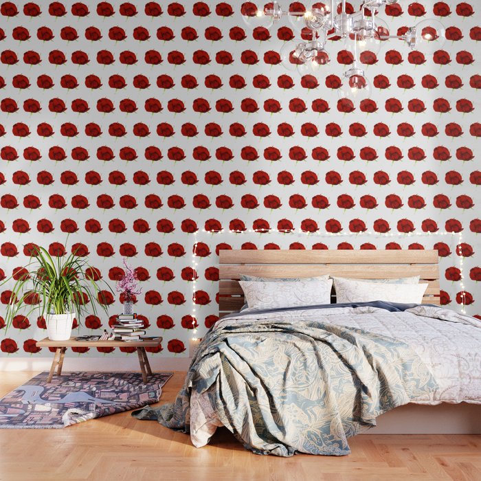 crimson rose Wallpaper