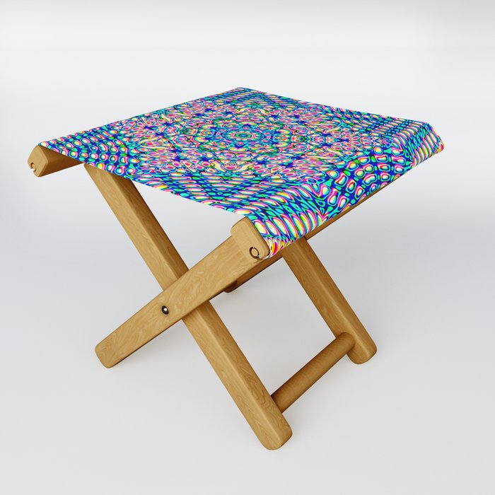 Illusion of polarized light Folding Stool