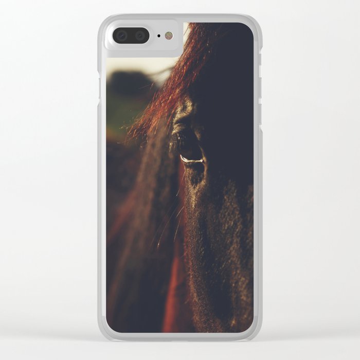 Horse Photography High Quality Nature Landscape Fine Art Print Clear Iphone Case By Stefanoreves