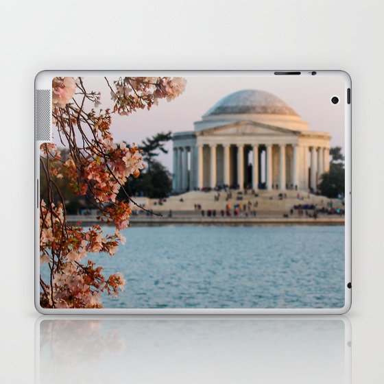 Cherry Blossoms at the Jefferson Laptop & iPad Skin
