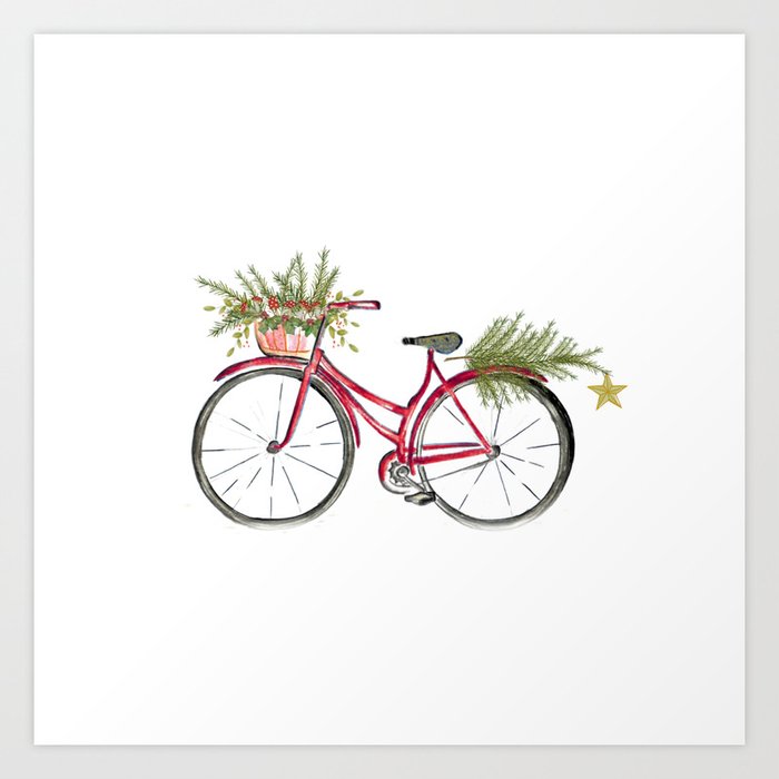 Merry Christmas Mini Coloring Roll – Bicycle Pie