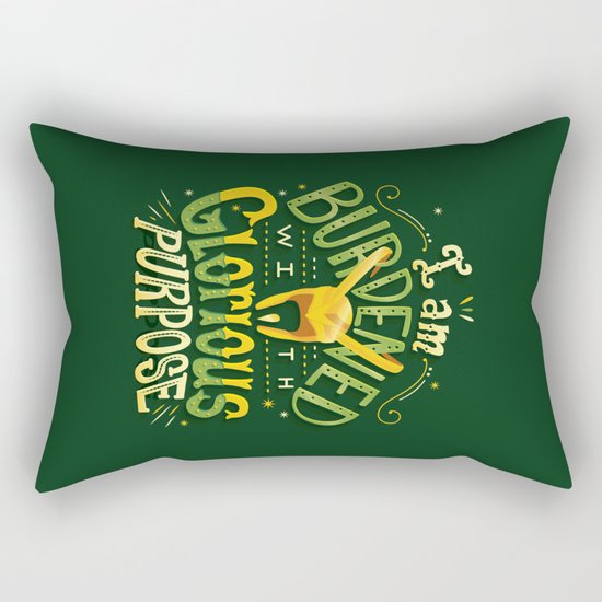 Glorious Purpose Rectangular Pillow