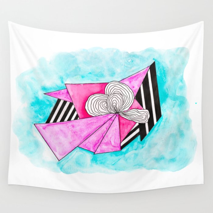 Splash Line Wall Tapestry