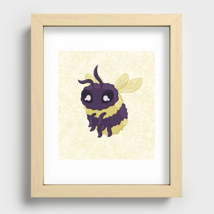 Bumbly Bumble Bee Recessed Framed Print