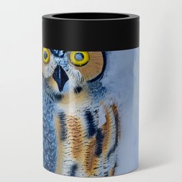 Snow Owl Can Cooler