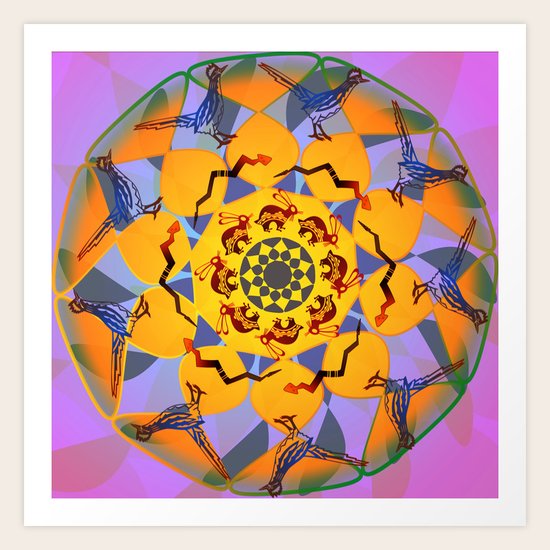 Animal Mandala Art Print