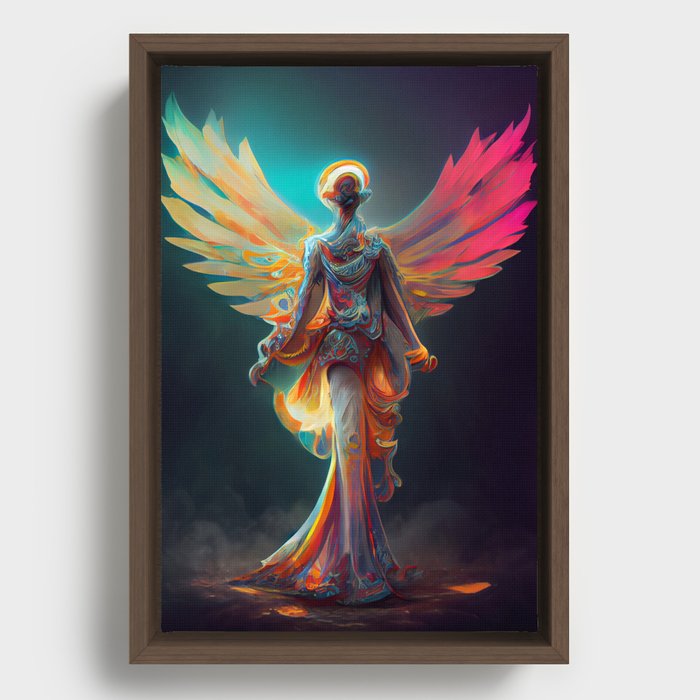 Angel #8 Framed Canvas