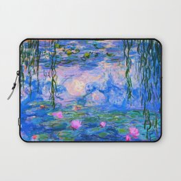 Water Lilies Claude Monet Restored Laptop Sleeve