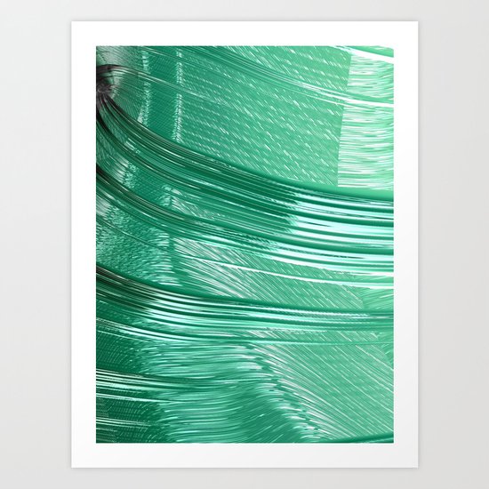 Green Mystery Abstract Art Print By Jacyncas Society6