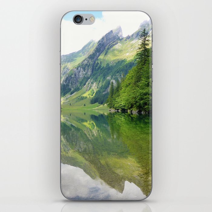 Alpine Lake Reflection iPhone Skin