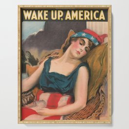 Wake Up America Serving Tray