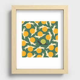 Special and unique snail pattern 12 Recessed Framed Print