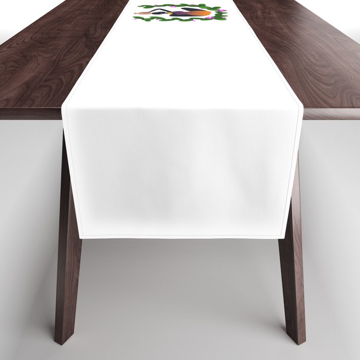 African woman with a vessel Table Runner